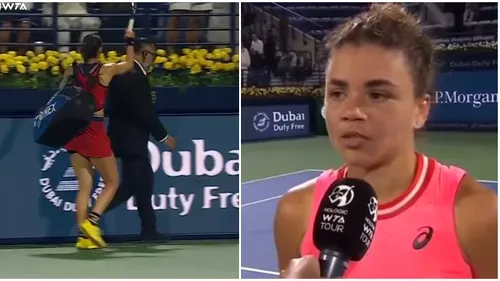 Jasmine Paolini nu și-a putut controla limbajul după ce a eliminat-o pe Sorana Cîrstea în semifinale la Dubai: „Nu ești sănătoasă cu capul!