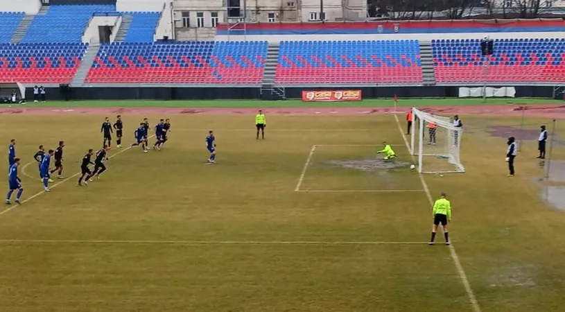 Chindia, punct norocos acasă cu Concordia, cu gol marcat dintr-un penalty discutabil! Asistență derizorie, în ciuda intrării libere și a tam-tam-ului făcut de club