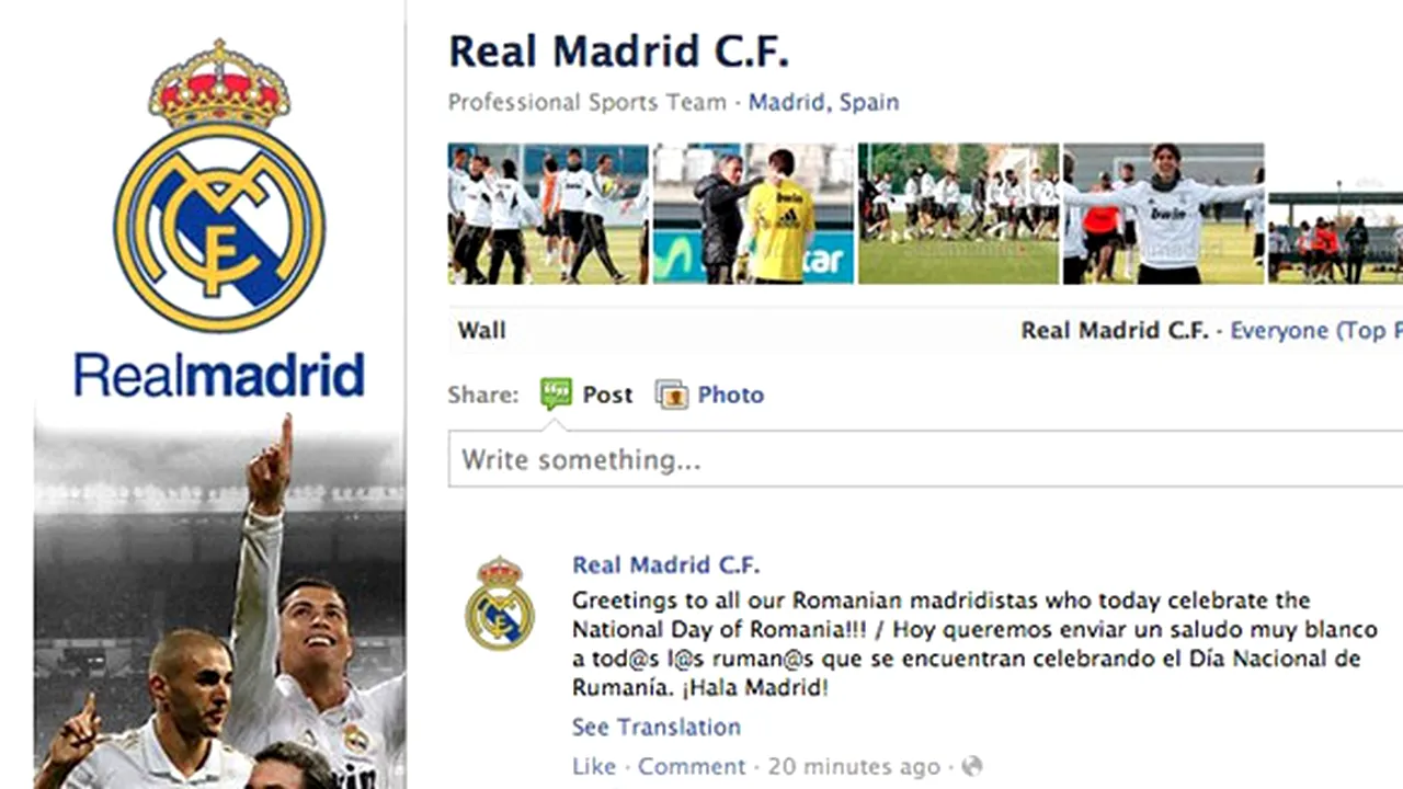 Real Madrid își respectă fanii din România: ** Vezi ce mesaj le-a transmis Florentino Perez românilor, cu ocazia zilei de 1 decembrie!