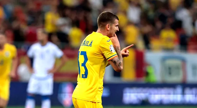 Valentin Mihăilă a marcat în România - Kosovo și a dezvăluit de ce nu a intrat în vestiar la pauza meciului: „Nu am vrut să se întâmple asta!”