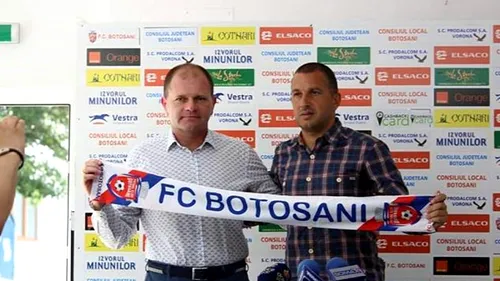 Costel Enache, prezentat oficial la FC Botoșani: 