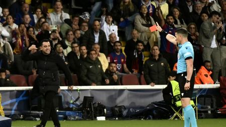 Xavi, comportament grobian: i-a înjurat de mame pe Istvan Kovacs și Horațiu Feșnic! Ce expresii vulgare a folosit antrenorul Barcelonei: au ieșit la iveală imaginile incriminante