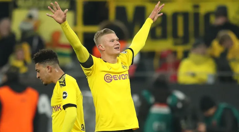 Minunat! Fabulosul Erling Haaland marchează primul gol după reluarea Bundesliga, în meciul Borussia Dortmund - Schalke | VIDEO