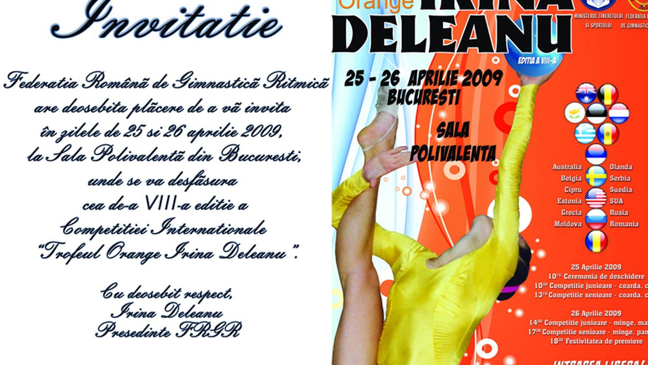 Trofeul Irina Deleanu** a ajuns la a VIII-a ediție
