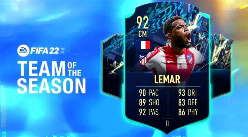 Un nou card excelent Team Of The Season în FIFA 22! Ce atribute are și cât valorează