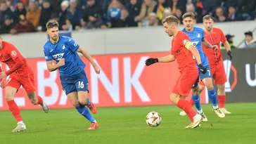 🚨 Hoffenheim – FCSB 0-0, în etapa 6 din Europa League. Campioana României a ajuns la 11 puncte și este pe locul 7