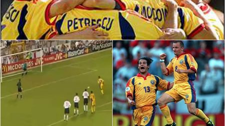 Așa s-a scris ultima mare performanță a naționalei la un turneu final! "Dorinel luase mingea în mână și tremura!" VIDEO | Cum s-a decis calificarea României în sferturile Euro 2000