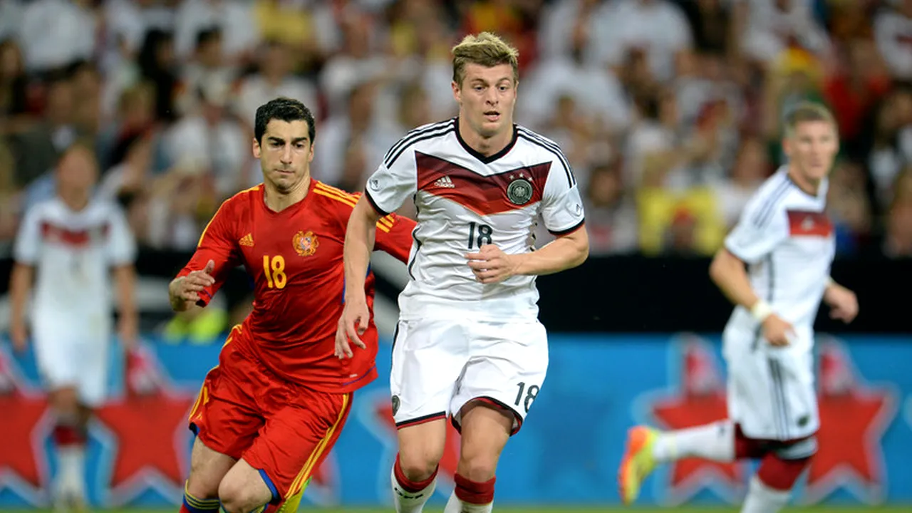 Toni Kroos se inspiră din Robbie Williams pentru un nou titlu cu Germania
