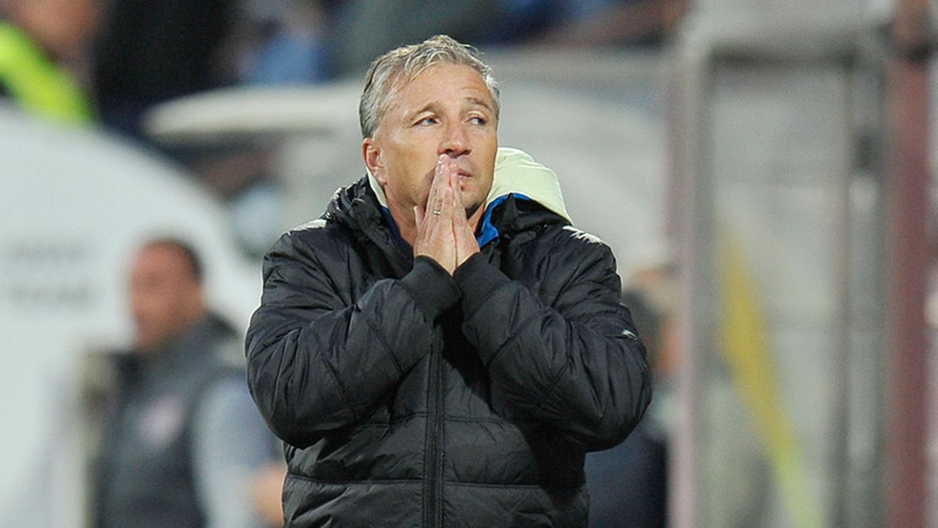 "Am avut două penalty-uri și o eliminare. Să i se dea ZECE etape, merită! E miracol dacă mai primesc vreun penalty". Dan Petrescu, declarații tari, după ce s-a împiedicat de Gaz Metan