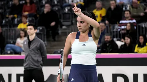 Gabriela Ruse, calificare surpriză în sferturile turneului ITF de la Dubai! Duelul cu Kristina Mladenovic a durat numai 25 de minute | VIDEO