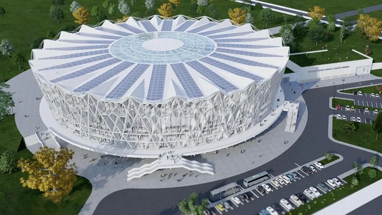 Sală Polivalentă de 100.000.000 de euro într-un oraş istoric al României. „Nava spațială” va fi construită pe o suprafață de 13.000 de metri pătrați