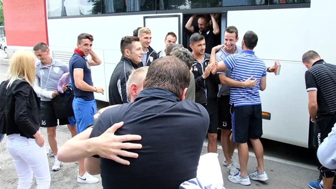 VIDEO! Fotbaliștii lui ACS Poli** au revenit triumfători la Timișoara