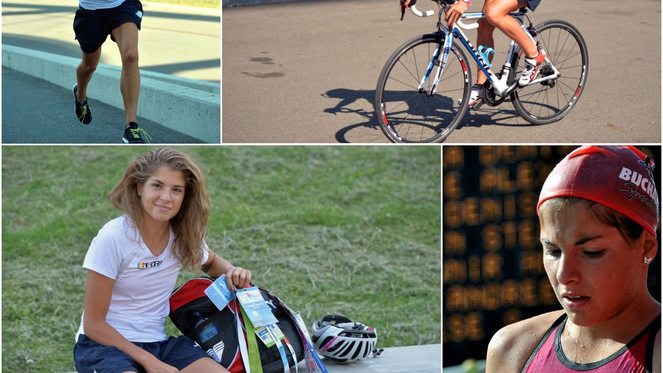 REPORTAJ | Comorile de pe ghiozdan. Andreea Bălan devine prima junioară din România care merge la Mondialul de Triatlon. Visul ei: JO 2020. Povești cu MTV-ul, podiumul după doar două zile de stat în șa și "un cot sau un genunchi în ochi" 