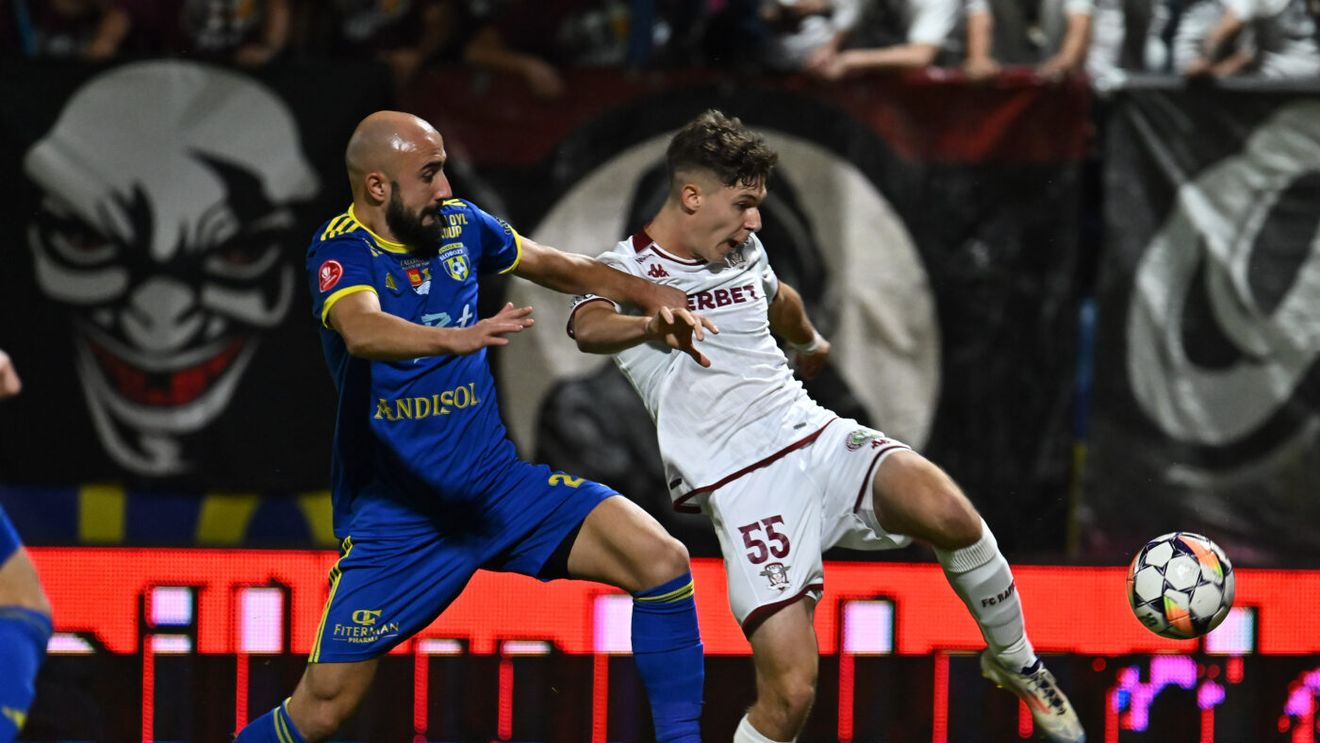 Unirea Slobozia – Rapid București 1-2, în a 10-a etapă din Superliga. Rareș Pop face dubla și obține trei puncte importante pentru echipa lui Marius Șumudică