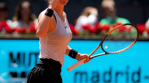 Simona Halep, victorie-fulger în optimi la Madrid! A demolat-o pe Viktoria Kuzmova, 6-0, 6-0, în doar 45 de minute