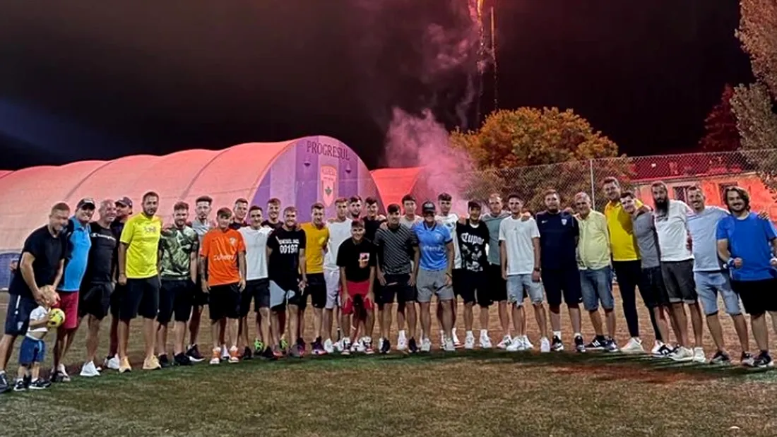 Progresul Spartac a sărbătorit revenirea în Liga 2! A început sărbătoarea după ce a aflat că va înlocui FC Brașov