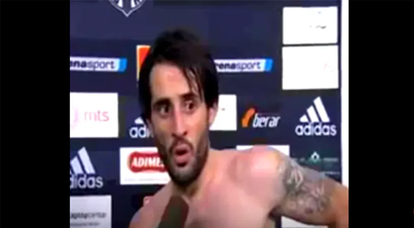 VIDEO | Discursul cu lacrimi în ochi susținut de un jucător de la Partizan: 