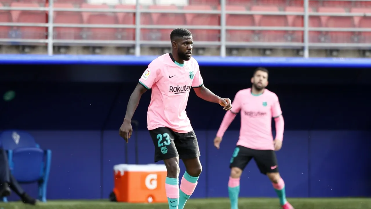 Benfica Lisabona este dispusă să plătească Barcelonei 10 milioane de euro pentru fundașul Samuel Umtiti!