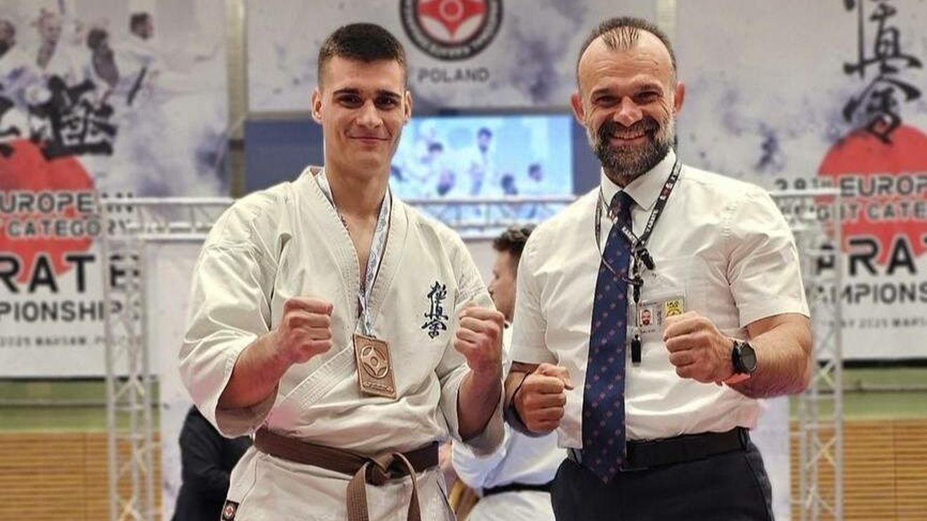 Reușită senzațională pentru sportul românesc! Octavian Beznea, locul trei la Campionatul European de karate kyokushin