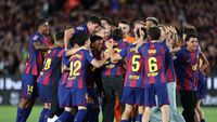 Reacția lui Leo Messi după ce FC Barcelona a ieșit campioană în fața rivalei Real Madrid