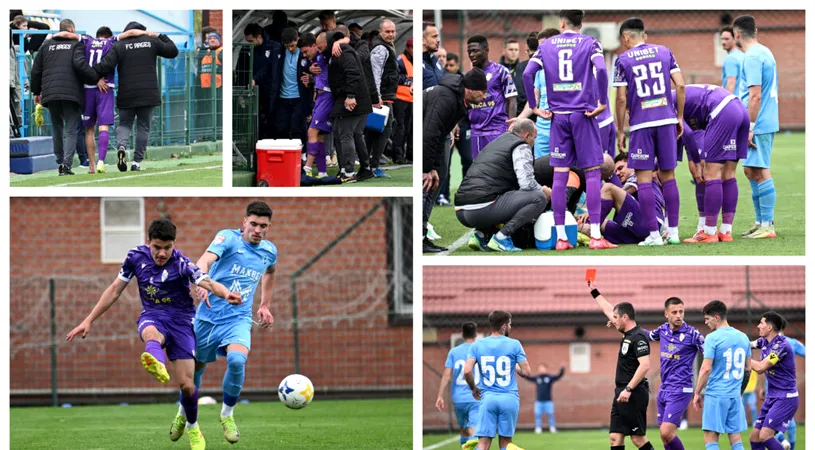 Starea de sănătate a lui Yanis Pîrvu, după intrarea teribilă a lui Doru Popadiuc! Bogdan Andone: ”Ne-am speriat foarte rău!” Mesajul echipei CFC Argeș