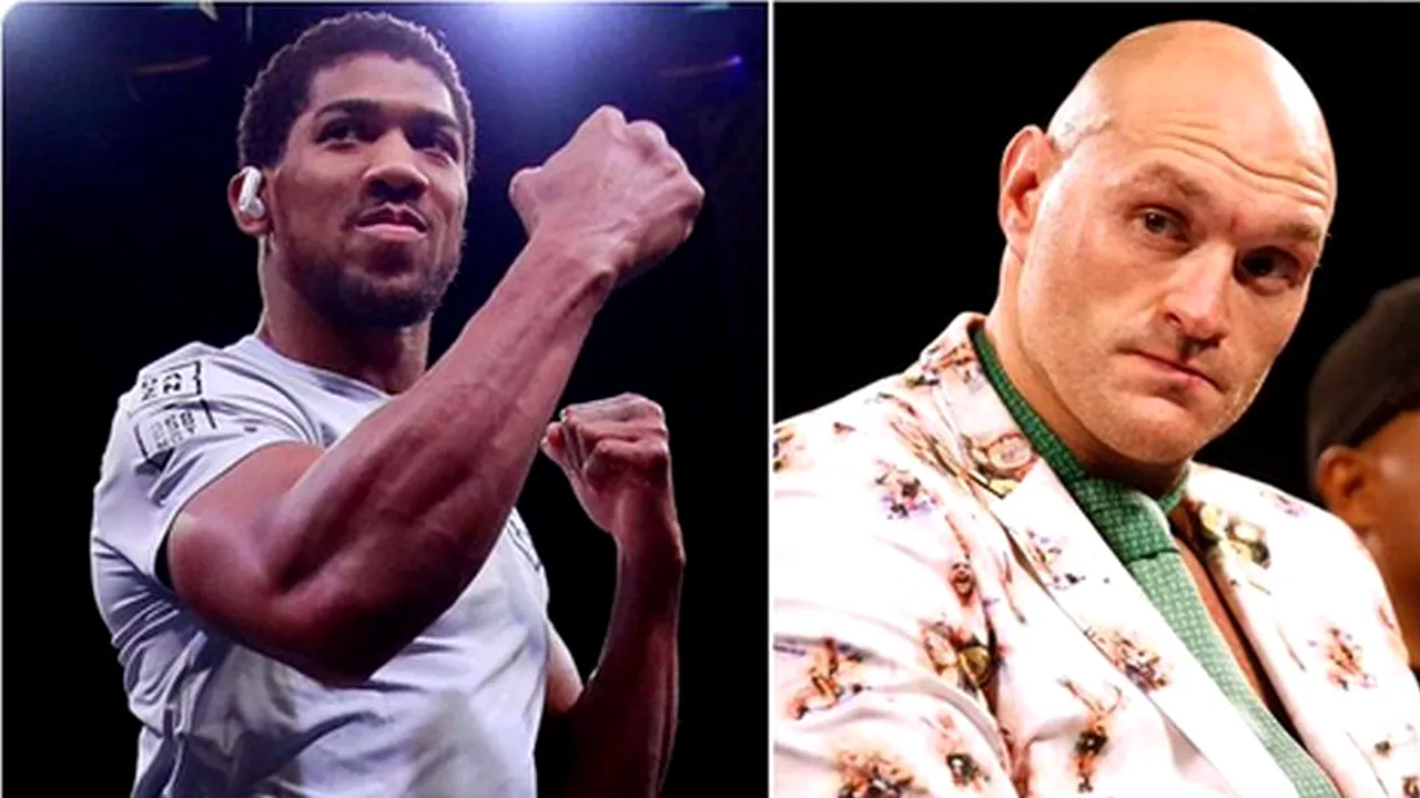 Anthony Joshua - Tyson Fury, meciul secolului! Contractul pentru unificarea centurilor e pe masă