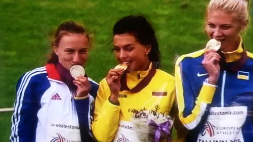 Medalie de argint pentru atleta Andreea Panțuroiu la Europenele de tineret. Triplusaltista și-a făcut record personal 