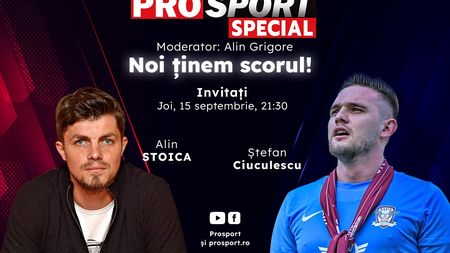 FCSB o întâlnește pe Anderlecht în grupele Conference League, iar noi comentăm împreună la ProSport Special cu Alin Stoica și Ștefan Ciuculescu