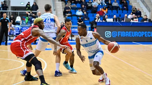 SCMU Craiova, învinsă de formaţia franceză Cholet, în FIBA Europe Cup. Oltenii nu mai au şanse de calificare, în timp ce Oradea mai speră la sferturi