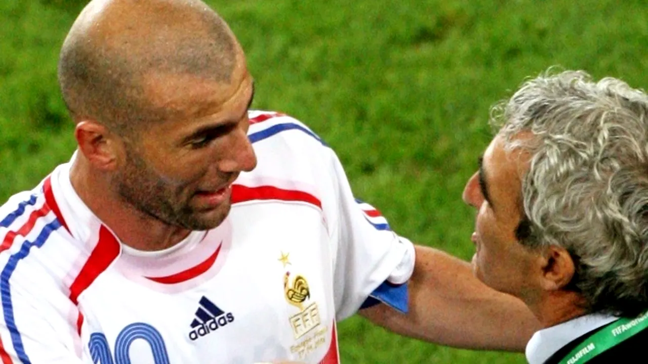 Zidane l-a sfătuit pe Domenech să schimbe echipa! Vezi aici cum
