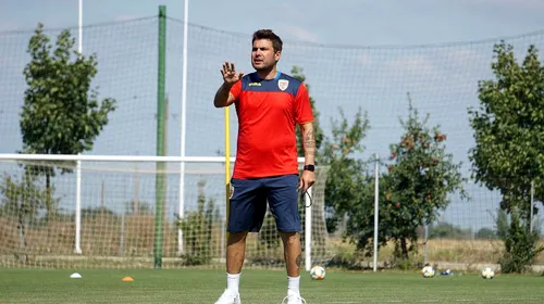 Adrian Mutu, emoții uriașe înaintea debutului la naționala U21. „Într-un final am reușit să adorm”. De ce și-a motivat jucătorii cu proverbul: „Unde nu ajung picioarele, ajunge inima” | VIDEO