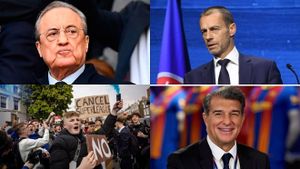Florentino Perez și Joan Laporta jubilează! Lovitură în plin primită de UEFA din partea organizatorilor Superligii: Real Madrid și FC Barcelona nu pot fi sancționate!