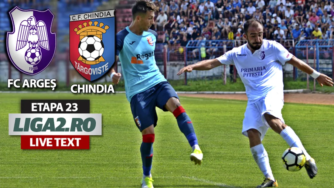Derby modest în Trivale!** Chindia câștigă in extremis meciul cu FC Argeș și urcă, din nou provizoriu, pe primul loc. Leca a debutat cu gol, Buhăescu a ratat un penalty