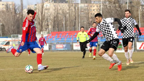 VIDEO | Steaua, cea mai clară victorie în amicale. A marcat de cinci ori numai în prima repriză a partidei cu CSM Jiul Petroșani, dar nu a scăpat nici de această dată fără gol primit