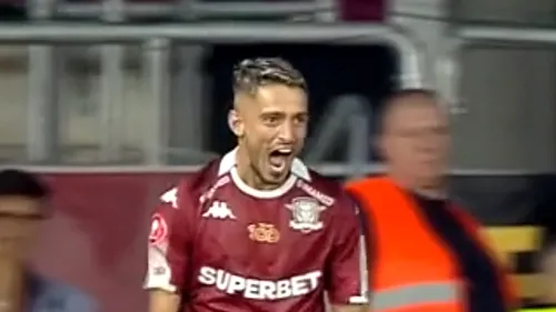 Nu e Lewandowski, dar e fotbalist! Ce gol spectaculos a marcat Albion Rrahmani pentru 4-0 în meciul Rapid – Dinamo | VIDEO