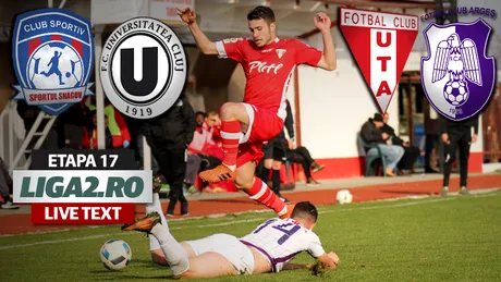 FC Argeș se impune lejer în derby-ul cu UTA, la Arad.** 