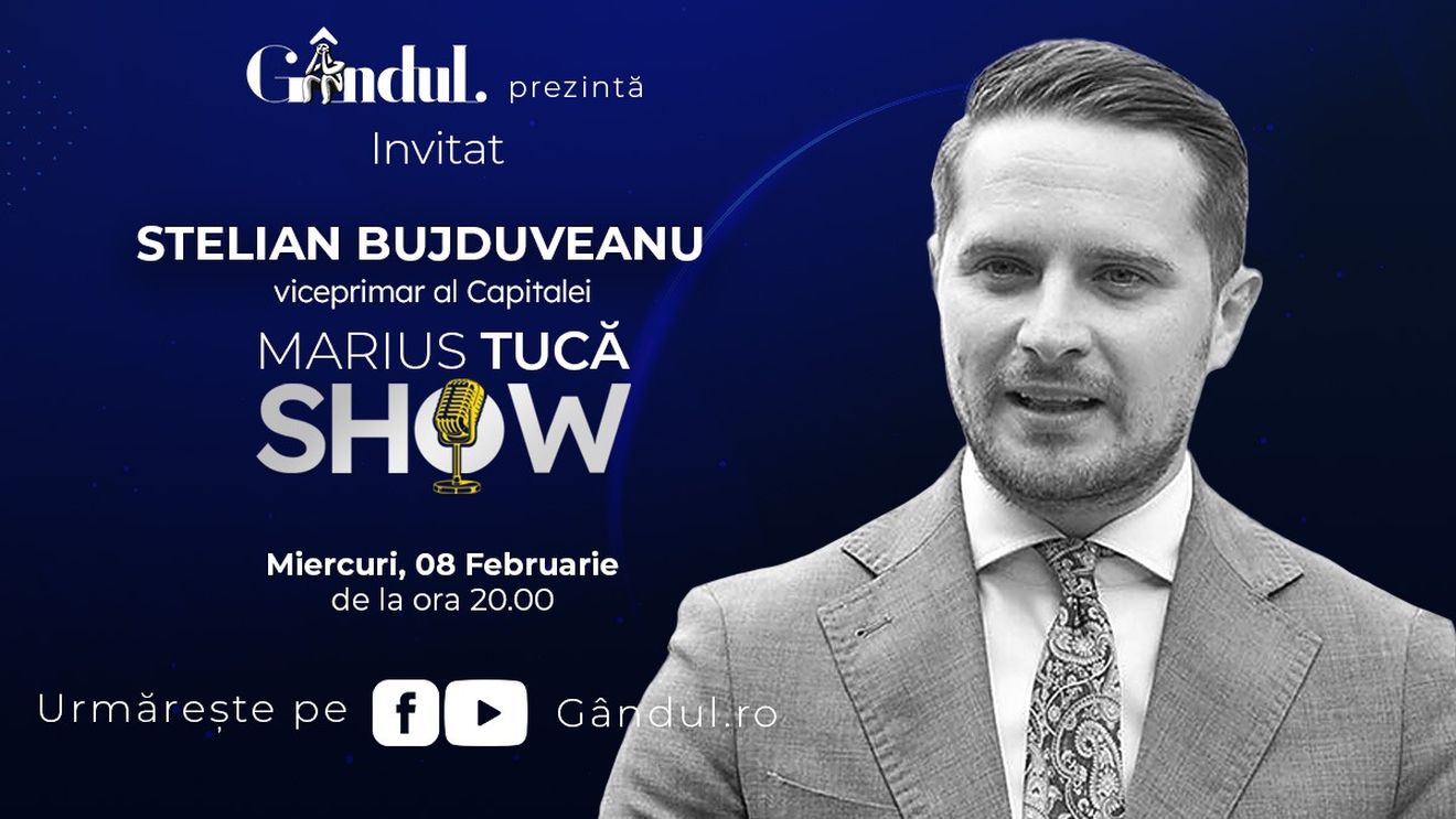 Marius Tucă Show începe miercuri, 8 februarie, de la ora 20.00, live pe gândul.ro