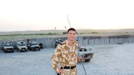 Cu fanionul în Afganistan