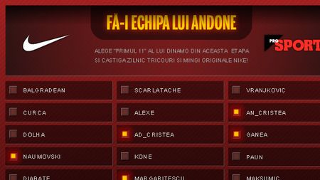 Cum trebuie să joace Andone cu Rapidul? Alege primul 11 al lui Dinamo pentru derby