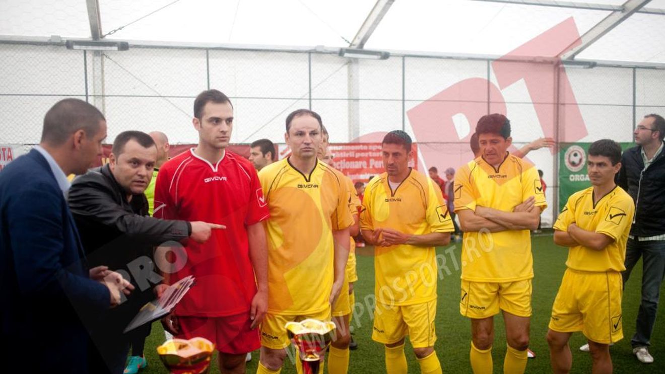 FOTO Latovlevici, Rusescu, Pancu și Dănciulescu, colegi de echipă într-un meci demonstrativ organizat de Toni Doboș