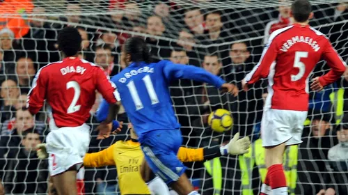 VIDEO** Drogba reușește o „dublă” cu Arsenal și Chelsea rămâne lider!