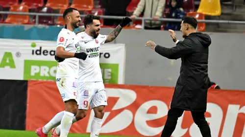 FCSB – FC Hermannstadt 1-1, în etapa 22 din Superliga. Campioana obține doar un punct, dar urcă, provizoriu, pe primul loc