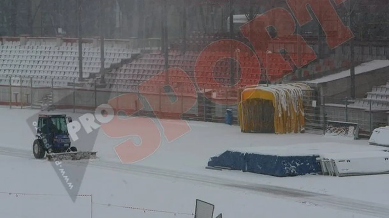 Dinamo, prima victimă a zăpezii