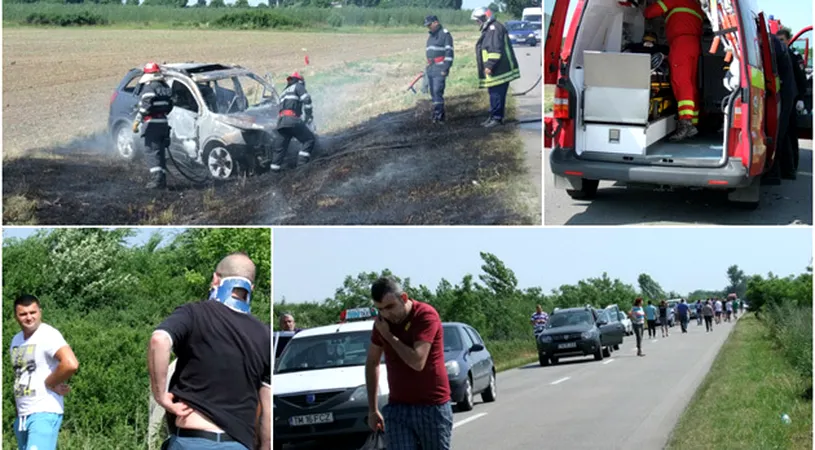 Lideri ai Druckeria, implicați într-un grav accident de circulație în drumul către meciul echipei ASU Poli.** Una dintre mașini a luat foc | VIDEO