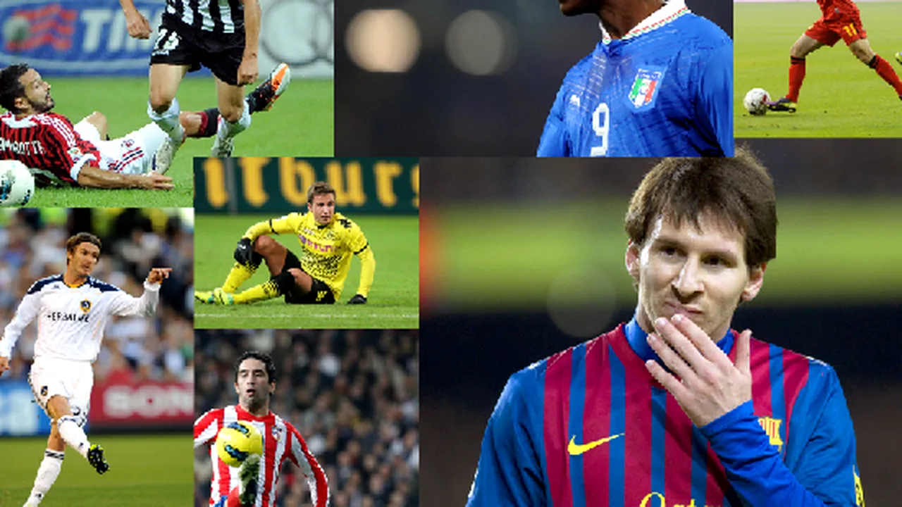 2012 va fi anul lor!** 50 de jucători care vor impresiona lumea fotbalului! Un singur român printre vedetele Messi, Hulk și Neymar