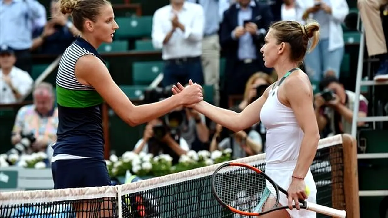 Simona Halep, lăudată din nou de rivala din finala de la Roma. Karolina Pliskova, discurs emoţionant: „Nu sunt o adversară demnă de ea”