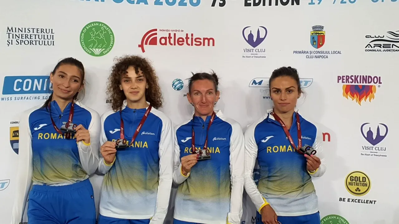 România, locul 3 la medalii la Campionatele Balcanice de atletism, de la Cluj-Napoca. Delegația noastră a adunat în total 29 de medalii, din care 8 de aur