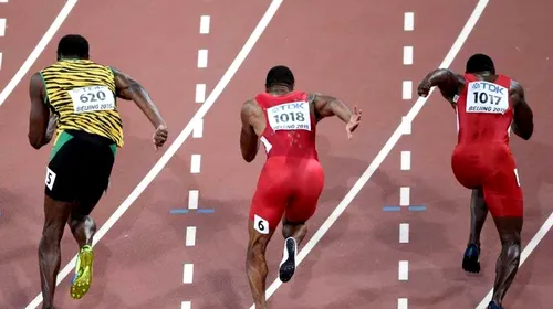 Rezultate modeste în seriile probei de 200 de metri, la Campionatul Mondial. Bolt și Gatlin s-au protejat cât au putut