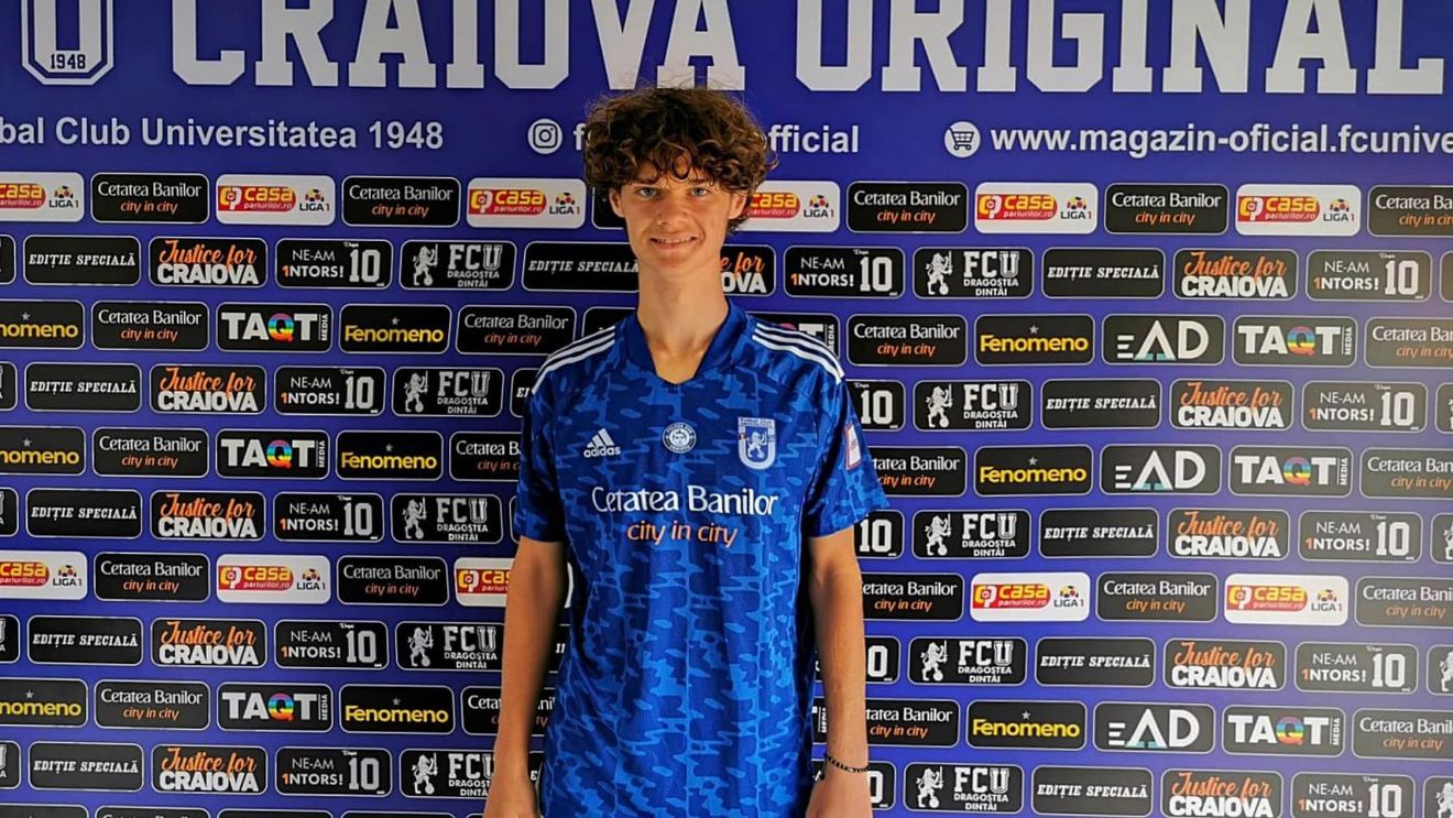 Adrian Mititelu pune mare accent pe viitorul alb-albaștrilor. Încă un tânăr de mare perspectivă a semnat cu U Craiova 1948!