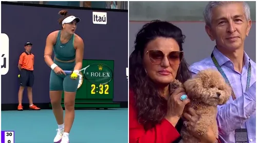 Bianca Andreescu face ravagii la Miami și o elimină pe Maria Sakkari în turul doi! Imagine virală cu părinții români ai sportivei | FOTO & VIDEO